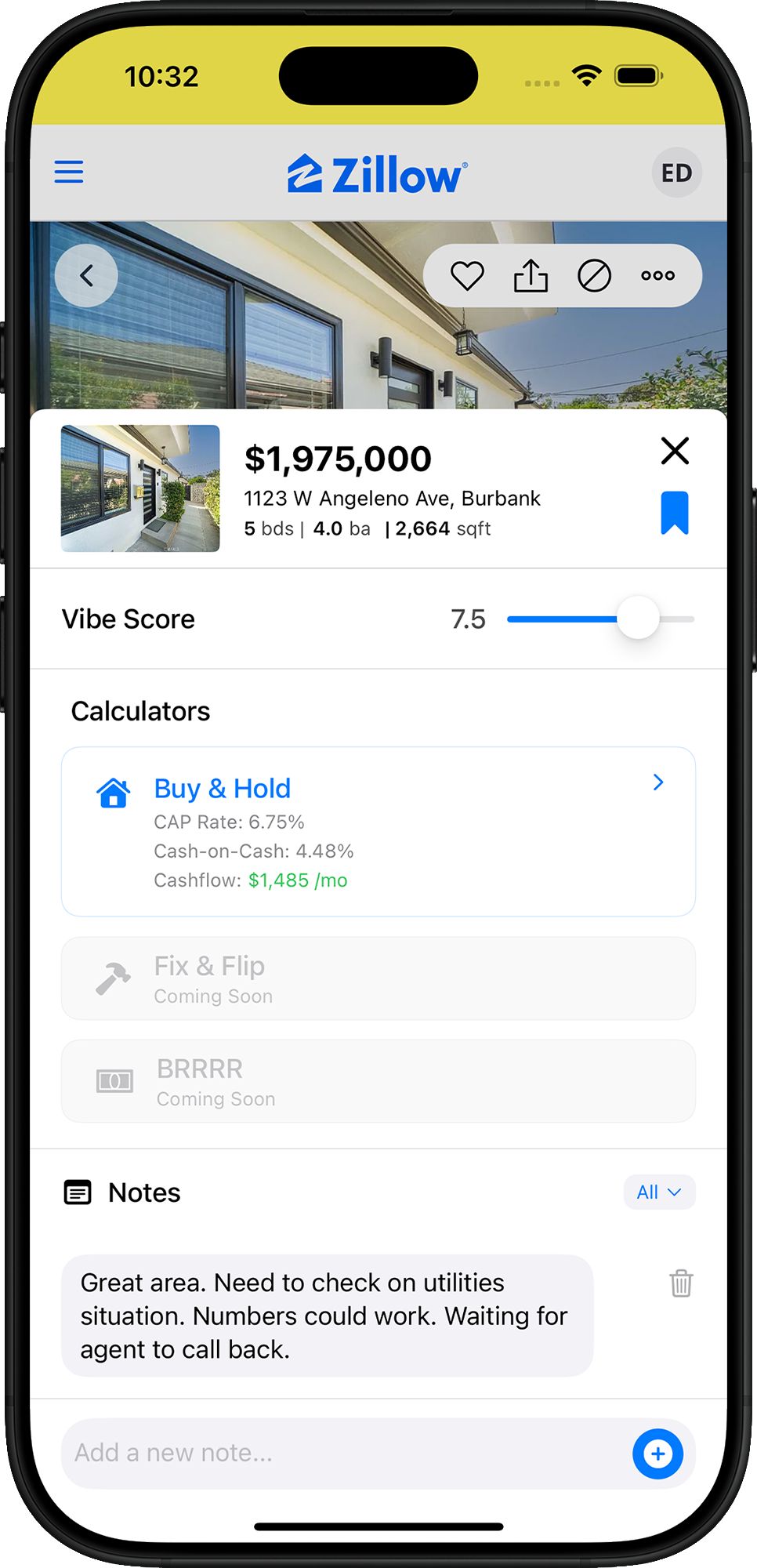 Listing Vibes App